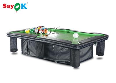 China Inflatable Yard Games Airtight Inflatable Snook Billiards Table Inflatable Sports Games for sale
