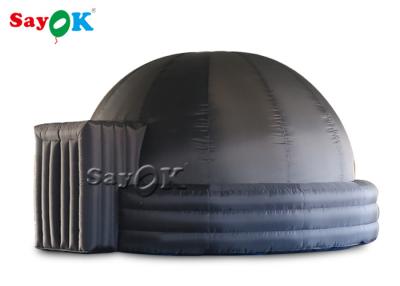 China Black Oxford Cloth 4m Portable Inflatable Planetarium Dome for sale