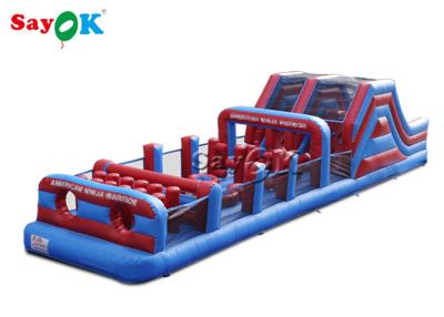 China Inflatable Carnival Games Carnival Commercial Adult Climb Slide Inflatable Obstacle Game for sale