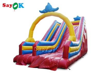 China Inflatable Bounce House With Slide Large Inflatable Slide Backyard Kids Commercial Playground Inflatable Water Slide for sale