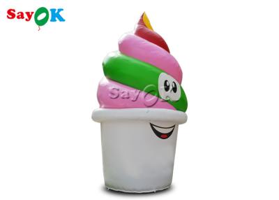 Cina Modello gonfiabile su ordinazione del cono gelato del PVC 5mH in vendita