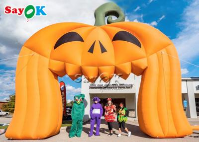 China Customized Oxford Cloth 8x5mH Inflatable Pumpkin Archway for sale