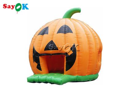 China Child  Tarpaulin Halloween Inflatable Pumpkin Bouncer For Party for sale