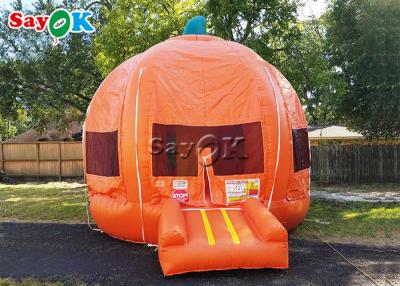China 5.6x4.8x4.5mH Pumpkin Theme Inflatable Bounce House UV Resistant for sale