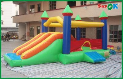China Inflatable Jumping Bouncer Customized Inflatable Bouncer Slide For Fun , Bouncy Castle With Slide for sale