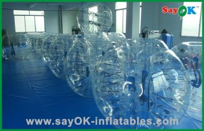 China Bola inflable transparente de Zorb del paseo de los juegos inflables divertidos de los deportes en venta