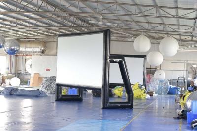 China Blow Up Projector Screen Outdoor Airtight PVC  Tarpaulin Inflatable Cinema Screen for sale