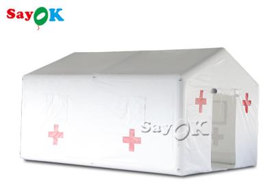 China Inflatable Emergency Tent Waterproof Airtight Inflatable Hospital Tent For Medical Urgency for sale