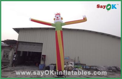 China bailarín inflable colorido del aire de los 6m que hace publicidad del hombre inflable de la onda en venta
