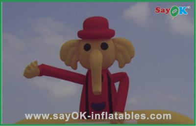 China Air Dancing Man Yellow Advertising Inflatable Air Dancer Elephant Style Sky Dancer for sale