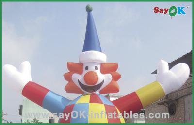 China Dancing Inflatable Advertising Clown Style Arm Flailing Tube Man With 750w Blower for sale
