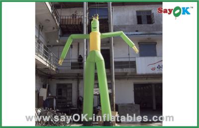 China Dancing Air Guy Green Dancing Man Balloon Inflatable Wacky Tube Man For Advertisement for sale