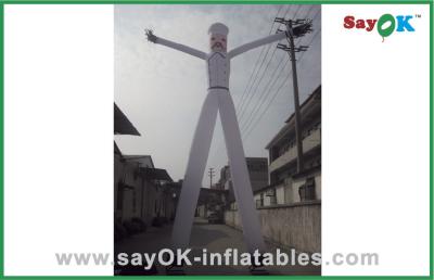 China Inflatable Wiggle Man Double Leg Cartoon Character Inflatable Air Dancer , Arm Flailing Tube Man for sale