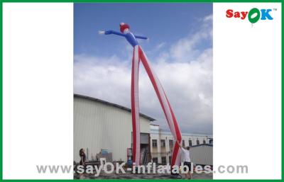 China Air Tube Dancer 9M Wacky Waving Inflatable Arm Flailing Tube Man , Small Air Dancer for sale
