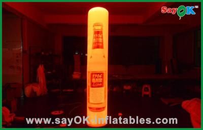 China Promotional LED Inflatable Lighting Decoration Small Inflatable Pillar 2m Height for sale