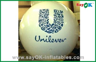 China Fireproof Personalised Helium Balloon PVC White For Advertising for sale