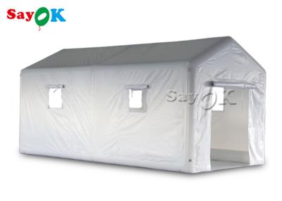 China Inflatable Pole Tent Inflatable Emergency 6x3x3mH Medical Isolation Tents for sale