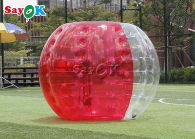China Inflatable Ball Game Outdoor Game TPU PVC Body Zorb Transparent Bubble Football Balls for sale