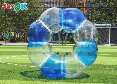 China El deporte adulto del tamaño juega la bola de parachoques inflable transparente de TPU en venta