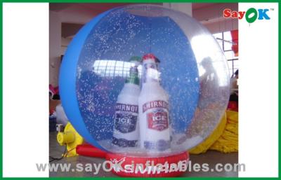 China Giant Christmas Ball Inflatable Christmas Decoration Oxford Cloth for sale