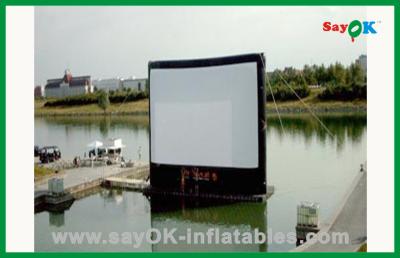 China Portable Outdoor Movie Screen Inflatable Movie Screen In Water L4m XH3m Inflatable TV Screen for sale