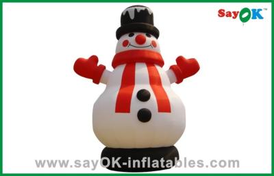 China huge Christmas Snowman Inflatable Holiday Decorations Oxford Cloth for sale