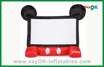 China Pantalla de proyector inflable móvil de los niños de la pantalla de cine inflable divertida de Disney en venta