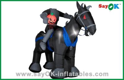 China Party Decoration Inflatable Horse / Knight Huge Inflatable Kids Toys Oxford Cloth for sale