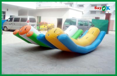 China Big Funny Inflatable Water Toys Inflatable Iceberg Water Toy Seesaw Rocker Inflatable Pool Toy For Fun for sale