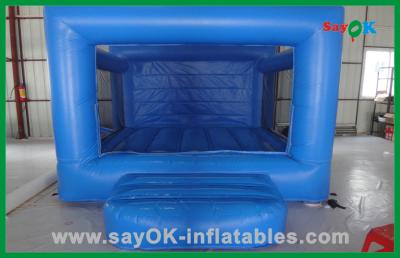 China Indoor Inflatable Bounce House Inflatable Residential Small Blue Inflatable Bouncer / Fun City for sale
