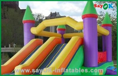 China Niños al aire libre Inflable Slide Inflable Bounce House con tobogán en venta