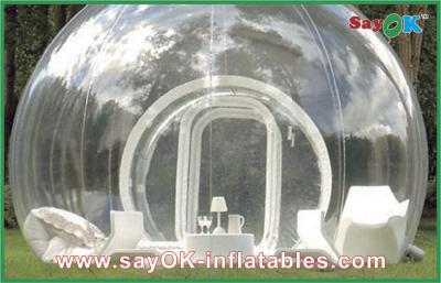 China Portable Outdoor Inflatable Bubble Tent Custom Giant Transparent Lawn Tent for sale