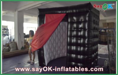 China Inflatable Party Decorations Two Doors Custom Inflatable Products Oxford Cloth / PVC Outdoor Exhibition Photobooth Tent for sale
