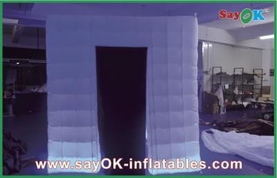 China Inflatable Photo Studio Party Blow Up Photo Booth Custom Inflatable Photobooth Tent With LED Lighting for sale