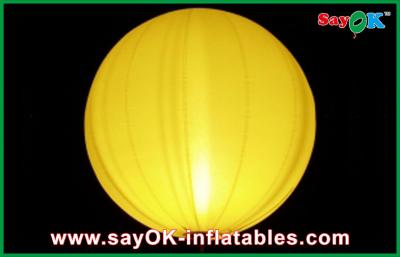 China Balão amarelo/azul do diodo emissor de luz ilumina a decoração inflável da fase de Chrismas à venda