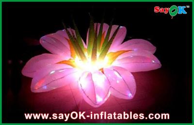 China Flower Shape Inflatable Lighting Decoration Wedding Inflatable LED Light for sale