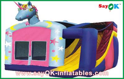 China Cartoon Inflatable Bounce Children Waterpark Inflatable Combos With Slide for sale
