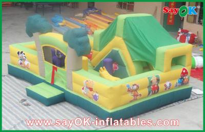China Customized Safety Inflatable Bouncy Castle / Fun City Children Entertainment for sale