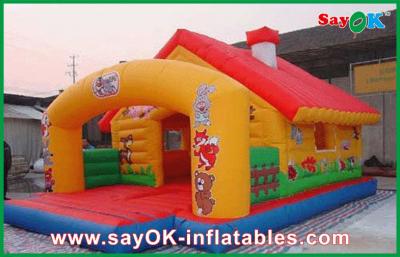 China Casa de diversión inflable saltona del pequeño castillo animoso de los Tikes para la diversión del parque de la aguamarina en venta