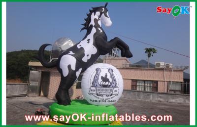 China Inflatable Animal Balloons Outdoor Inflatable Horse Model Cartoon Character For Advertising for sale
