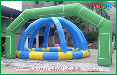 China Commercial Outdoor Green Inflatable Archway For Promotion W7mxH4m for sale
