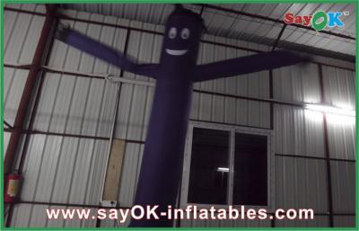 中国 注文の広告の Inflatables ナイロン デスクトップの膨脹可能な空気ダンサー 3m - 8m の高さ 販売のため
