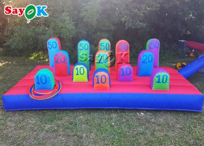 China Target Game Pvc Inflatable Ring Toss Game With Rings for sale