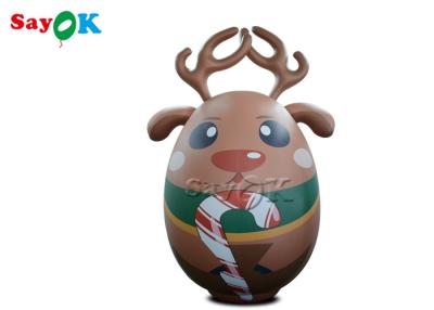 China 10ft Christmas Decoration Outdoor Air Inflatable Elk Wapiti Deer Mascot Cartoon for sale