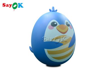 China Commercial Merry Xmas Inflatable Holiday Decorations Blue Blow Up Bird Cartoon Balloon for sale