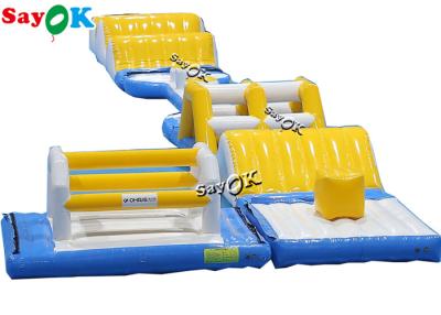 China Customized Giant Adult Water Inflatable Obstacle Course Inflatable Water Pillow For Outdoor for sale