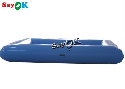 China Inflatable Pool Toys Blue Small Commercial Kids Inflatable Swimming Pool With Pump 4x4x0.6mH for sale