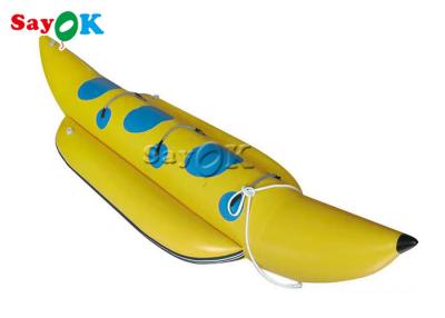 China 10 Persons Single Body Inflatable Banana Boat For Water Game for sale
