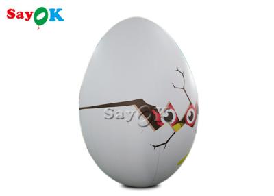 China Easter Decoration Custom Inflatable Products Colourful Inflatable Bird Eggs Shape Balloon for sale