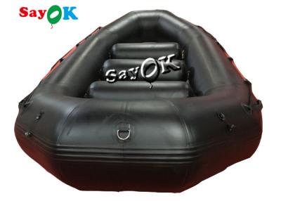 Κίνα SGS διογκώσιμες βάρκες 4.85m PVC μαύρη μικρή βάρκα αθλητικού λαστιχένια Rafting νερού προς πώληση